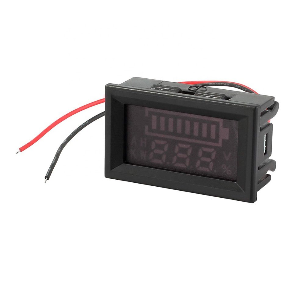 DC12V 24V 36V 48V 60V 72V 84V 96V Acid lead Lithium polymer NiMH Battery Capacity Indicator Digital LED Tester Voltmeter Monitor