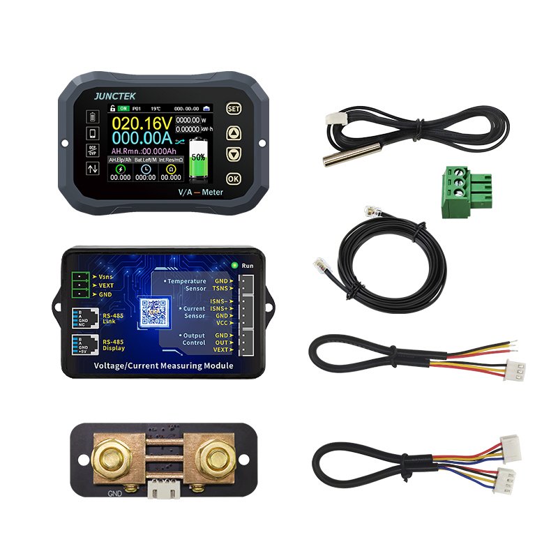 Cleqee KG610F Battery Capacity Tester 600V 100A Coulometer Battery Indicator LCD Power Display Phones Control Coulomb Meter