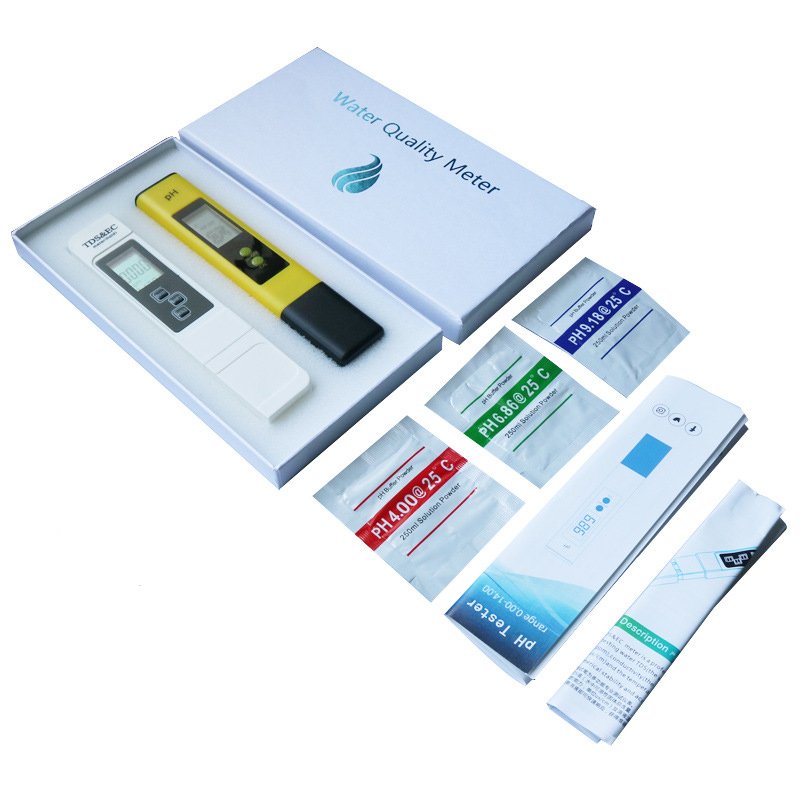 TDS3 TDS-3 water meter tester pen TDS/EC/PH/TEMP PPM Portable hold with high accuracy water quality tester