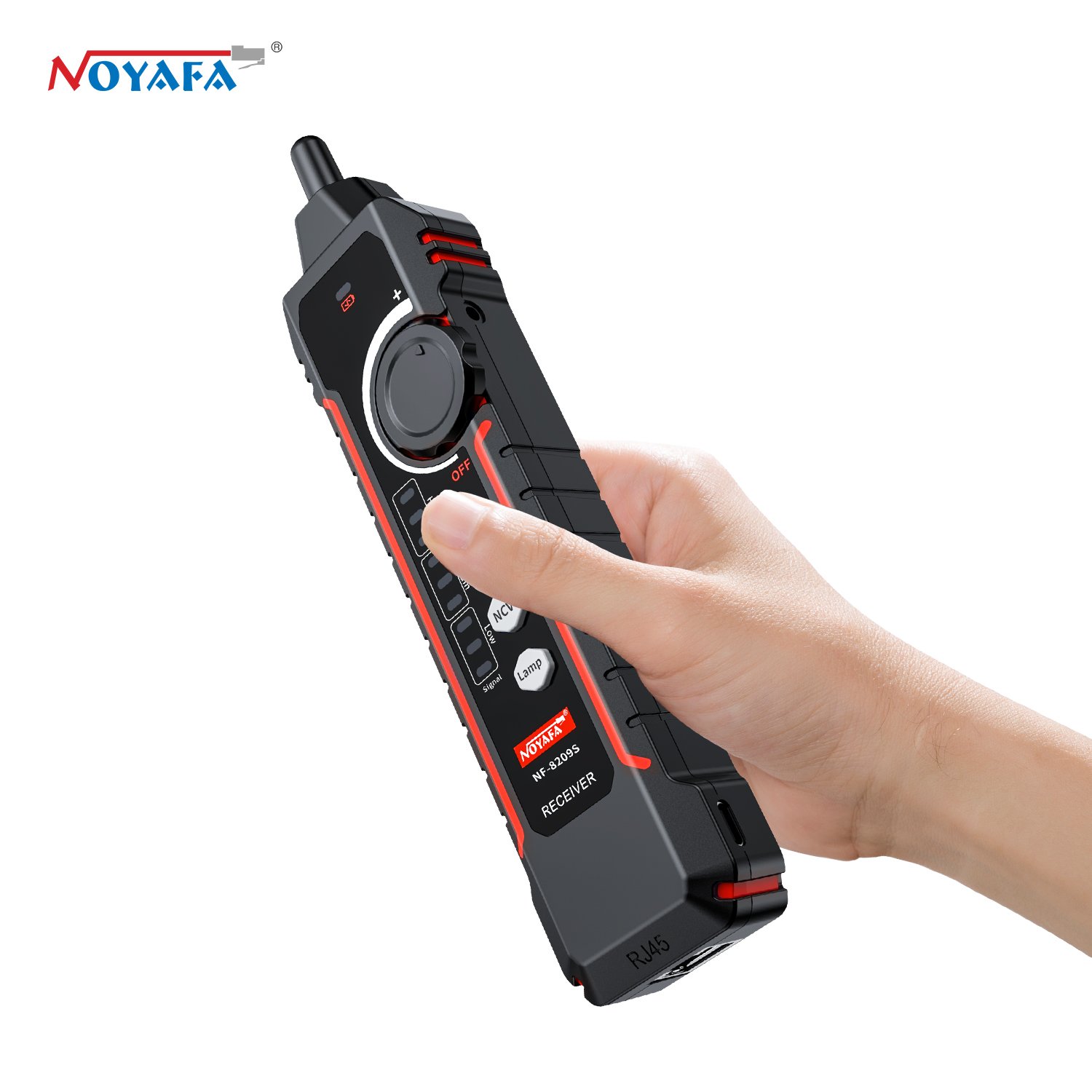 NOYAFA NF-8209S TDR Cable Length Continuity Tester POE and Port flash function QC wiremap length scan continuity
