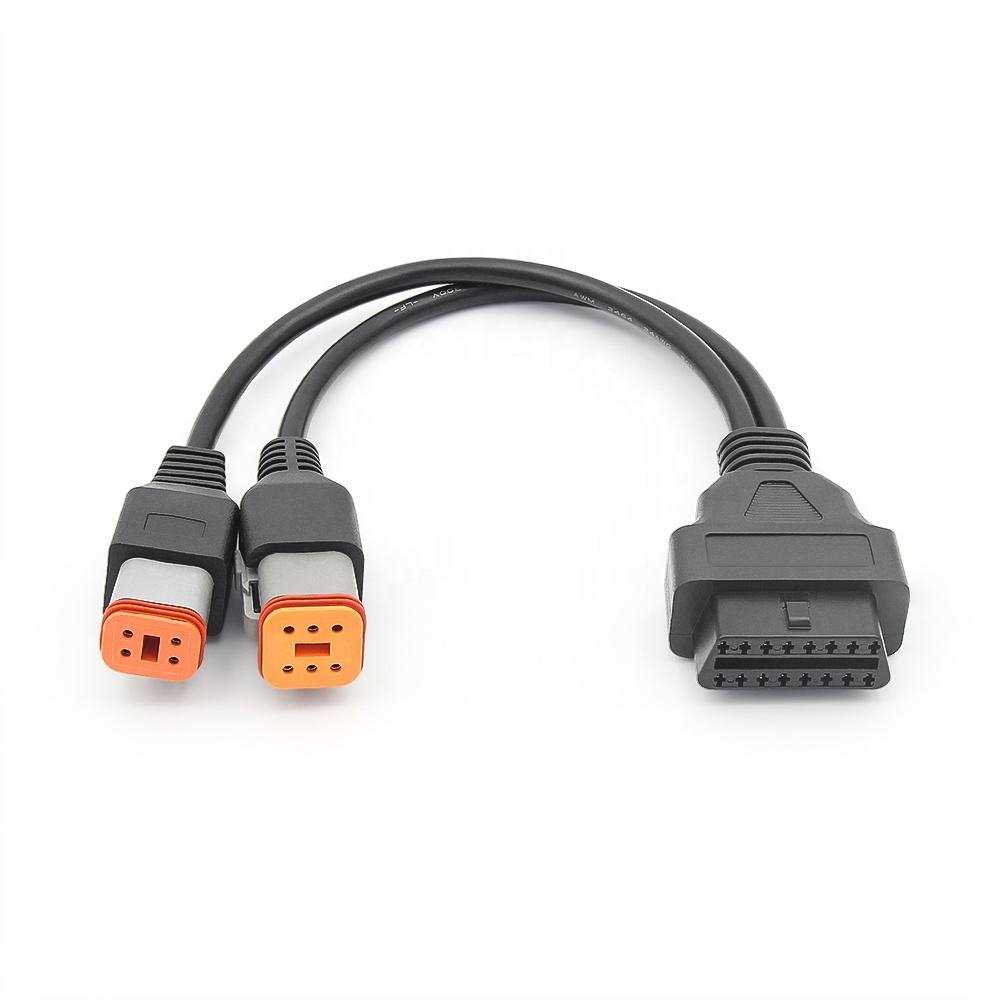 High Quality OBD1 Cable for Harley Davidson Motorcycle 6pin 4pin OBD Cable to 16pin OBD2 Cable Connector