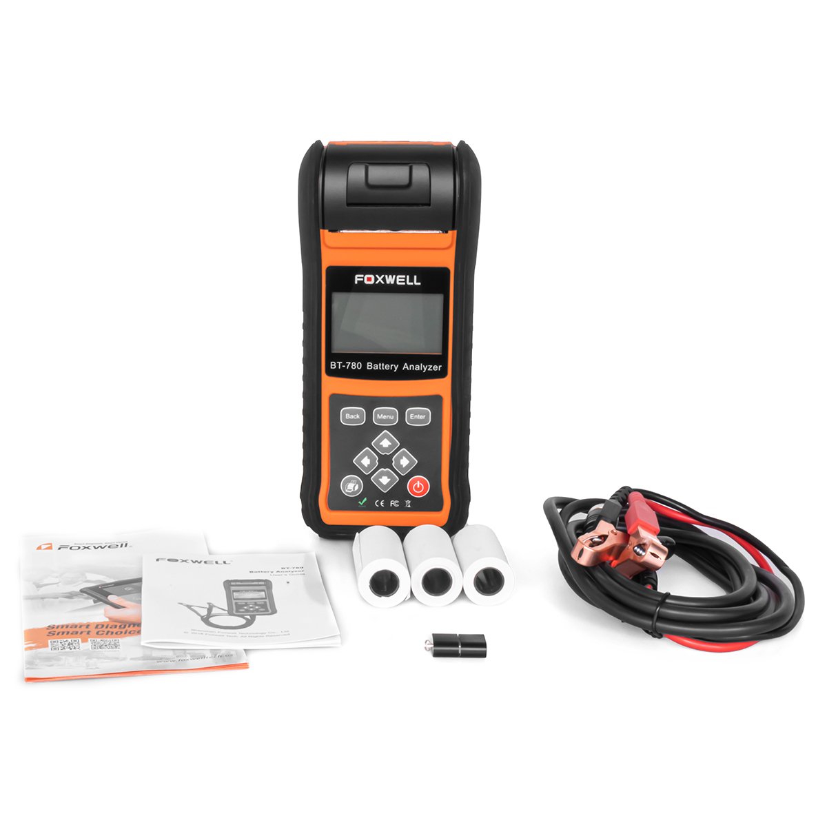 Hot Sale Product Foxwell BT780 BT-780 Battery Analyzer with Built-in Thermal Printer Test Start-stop AGM EFB Batteries