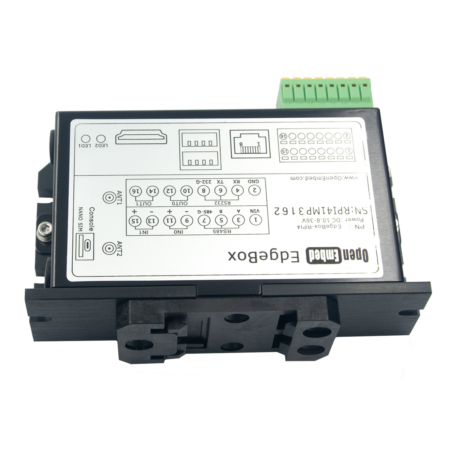 Raspberry PI base PLC controller IoT gateway 4G/LTE router RS485 RS232 Edge computing controller Iot Industry controller