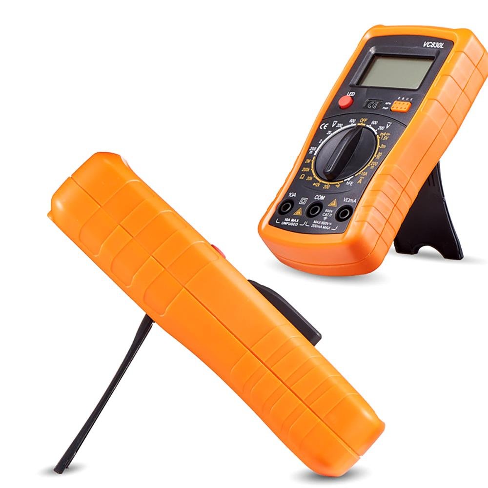 VC830L Digital Multimeter Handheld LCD Backlight Portable AC/DC Ammeter Voltmeter Ohm Voltage digital Multi Tester Multimeter