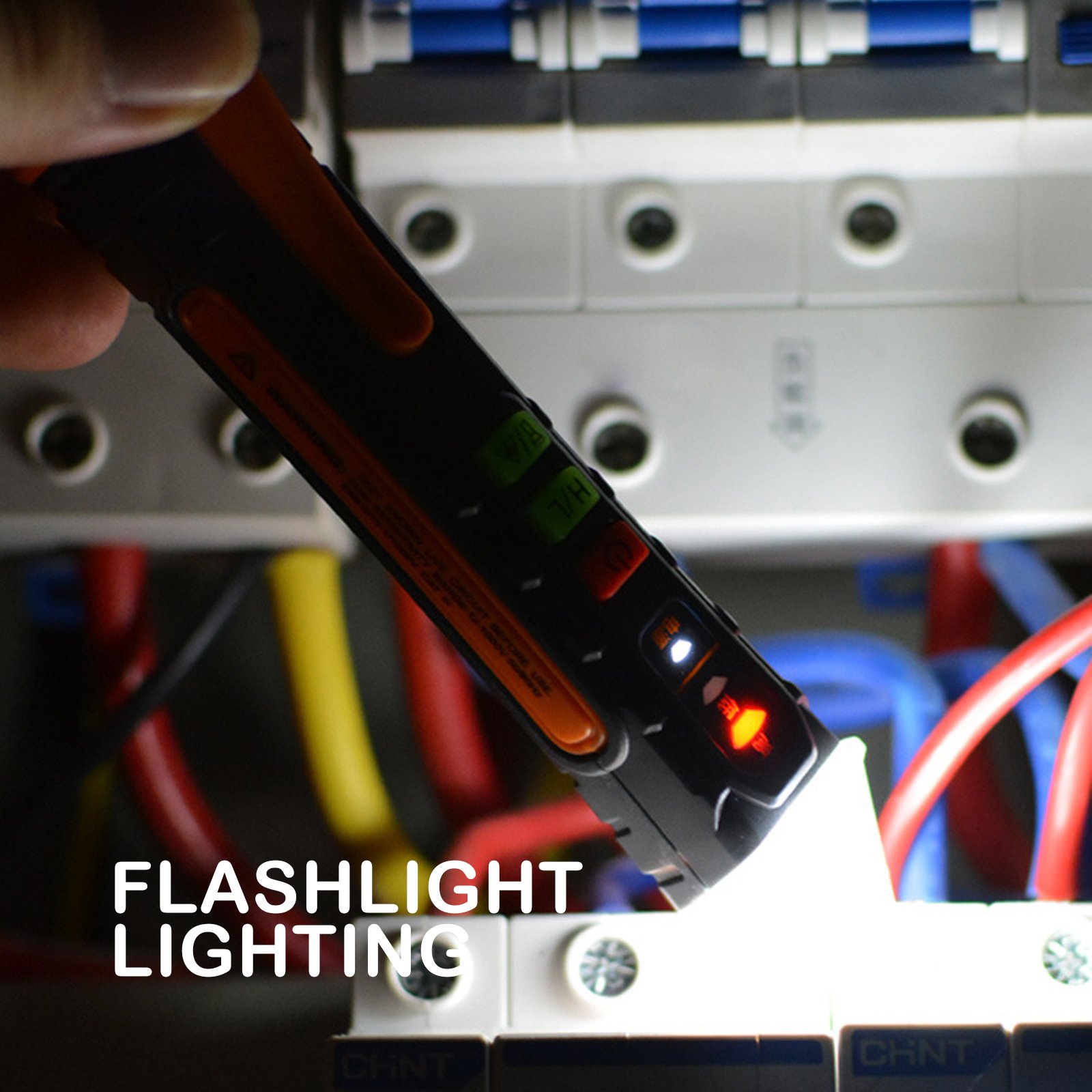 Non Contact AC high Voltage Tester 12-1000V Electrical Pen Type Auto Circuit Voltage Detector LED Light