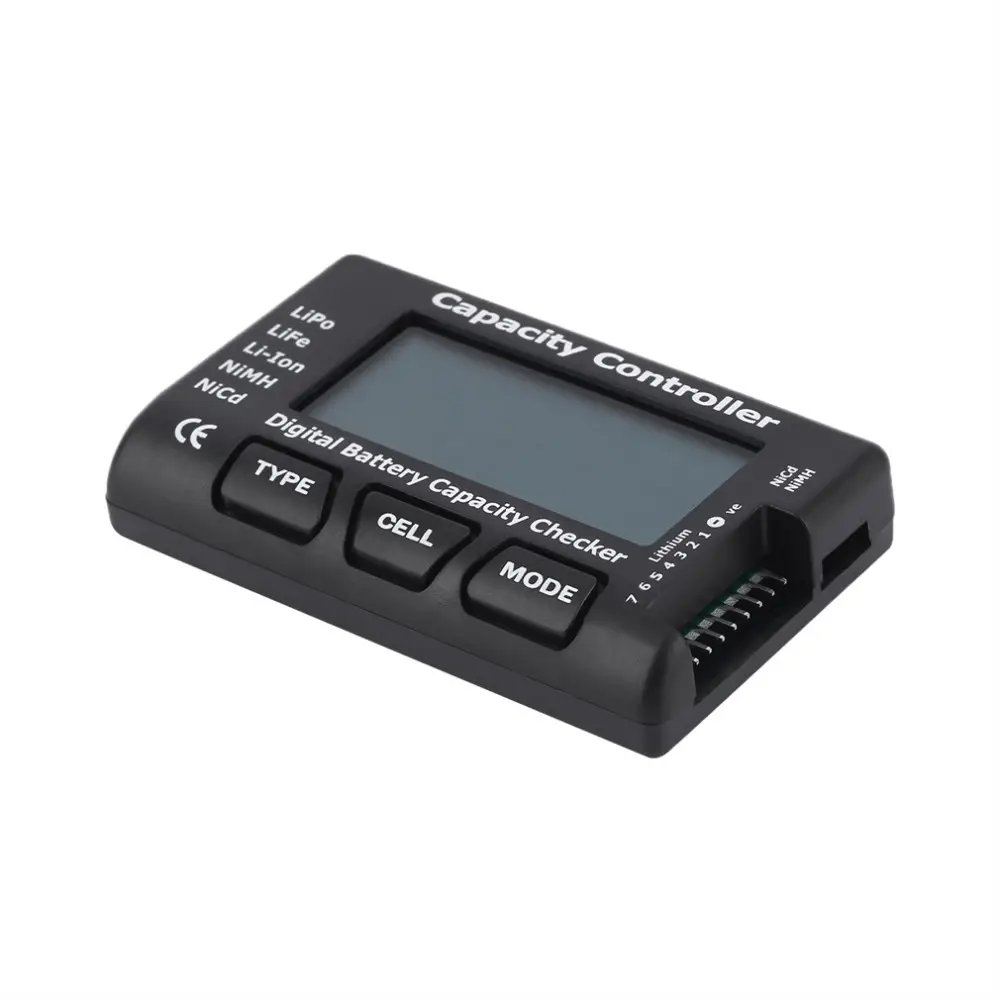 High precision voltage-capacity display with balance function Li-Ni cadmium battery detector