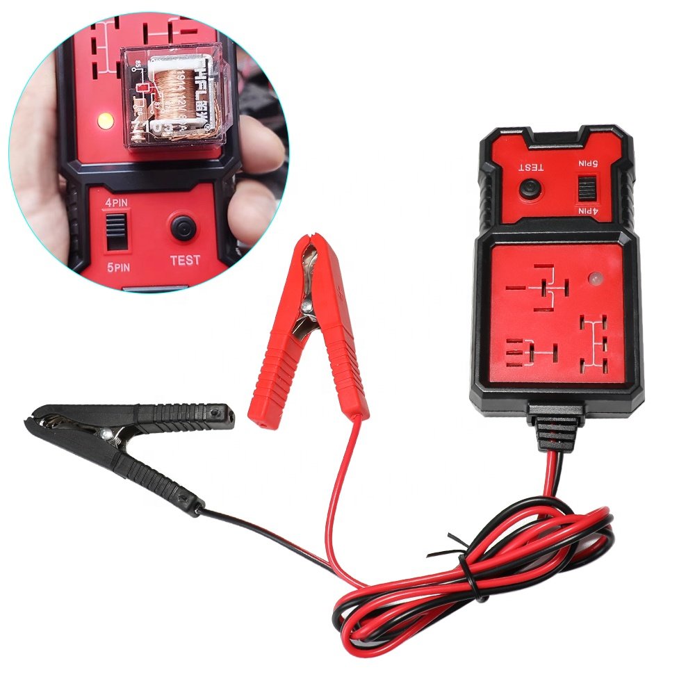 Car Relay Tester 12V Electronic Automotive Relay Tester Universal For Auto Battery Checker Alternator Analyzer Diagnostic Tool