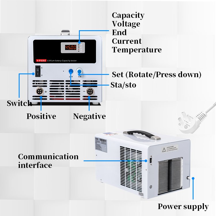 YPSDZ 800 Electronic Load Battery Capacity tester electronic load tester discharge tester 50A