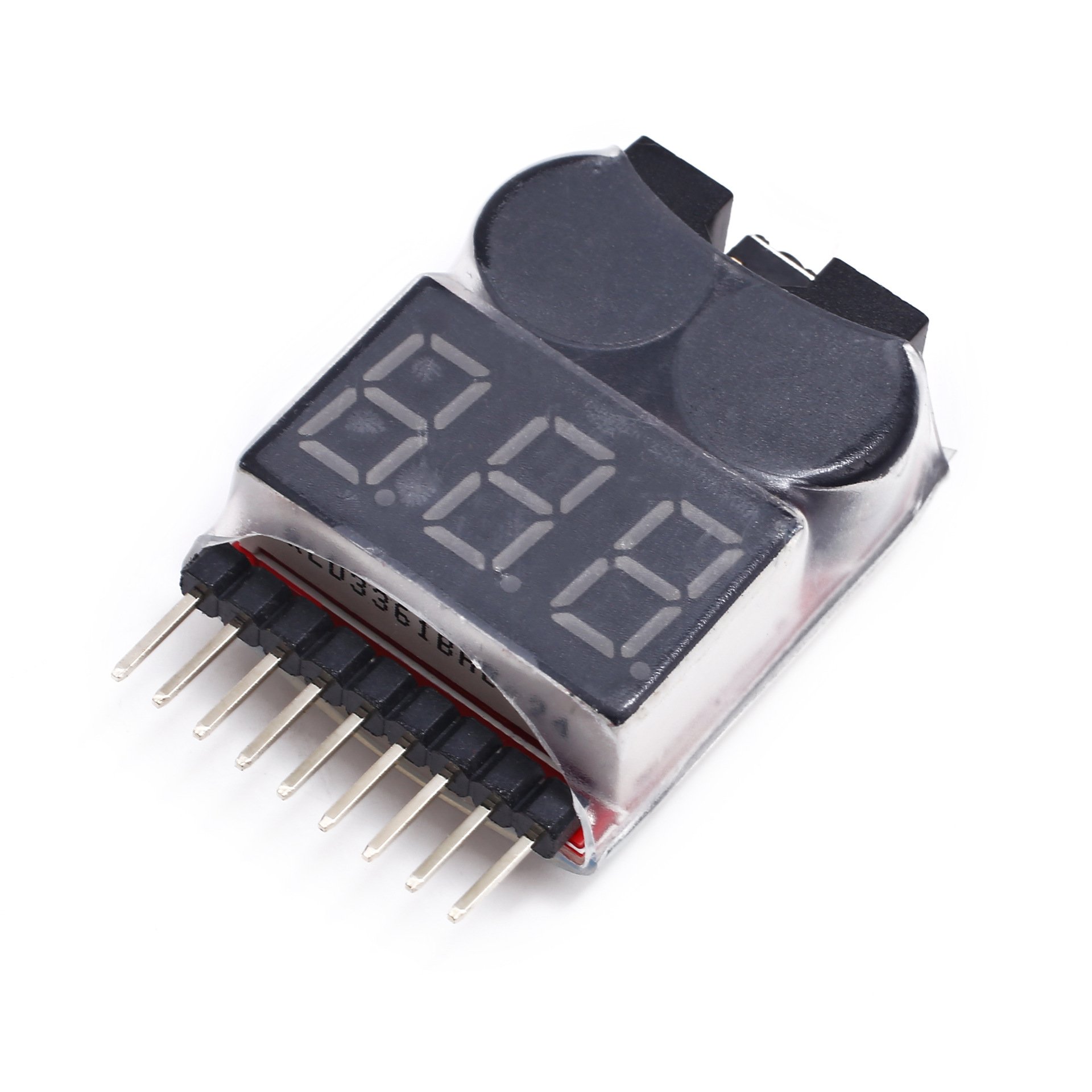new new lowest 1-8S Indicator RC Li-ion Lipo Battery Tester Low Voltage Buzzer Alarm Voltage Tester