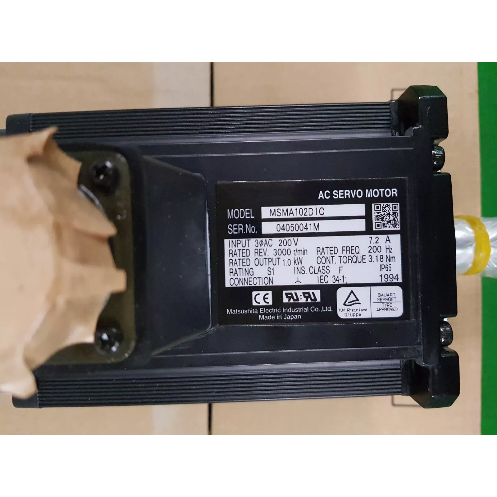 New in Box MSMA102D1C Servo Motor PLC PAC & Dedicated Controllers Expedited Shipping Available