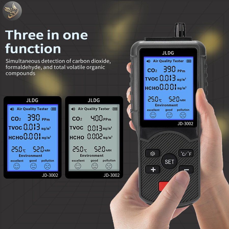 Best-selling JD-3002 gas quality testers for indoor formaldehyde air pollution