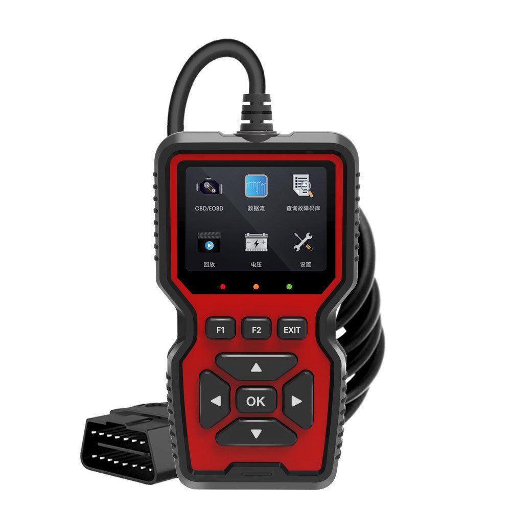 Automotive OBD2 Detection Tool ELM327 Engine Fault Reading Data Stream Battery Voltage Cable Diagnostic Instrument for Cars