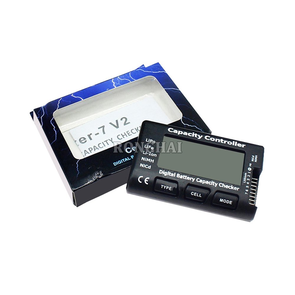 Digital LiPo LiFe Li-Ion NiMH NiCd Cellmeter 7 Nickel Hydrogen Cadmium Lithium Battery Capacity Checker Meter Tester Cellmeter7