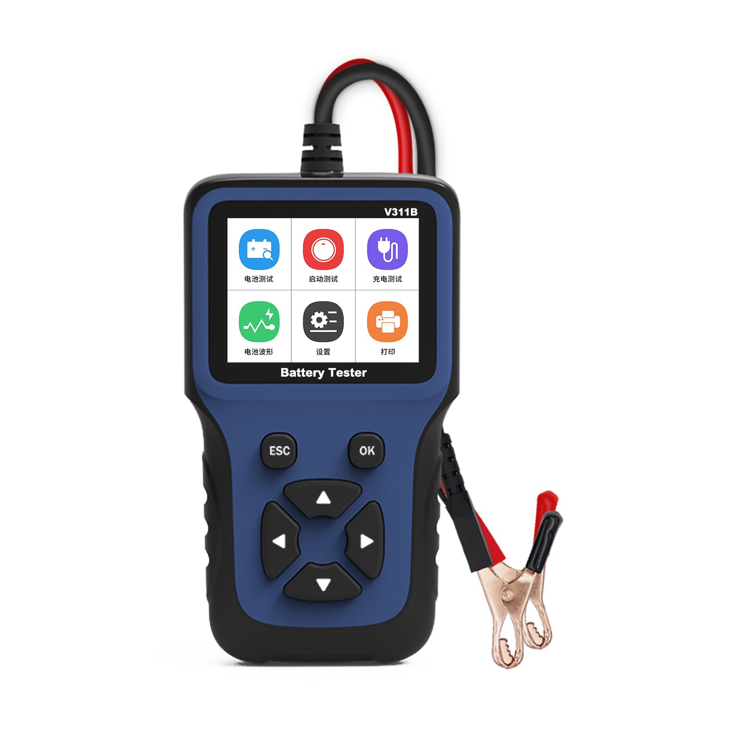 V311B vehicle tools obd2 scanner digital car battery tester analyzer car diagnostic scanner tools