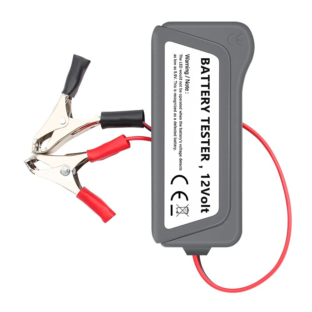 12V Digital Battery Alternator Tester for Car Motorcycle with 6 LED Lights Display Car Diagnostic tool Auto Battery Tester