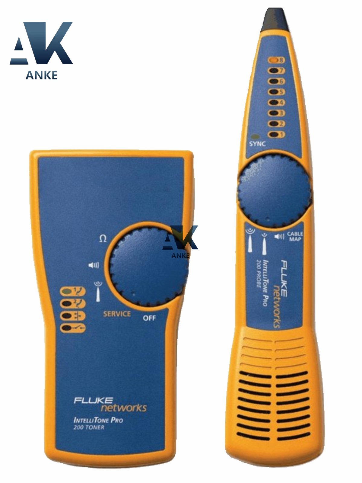 Fluke Networks MT-8200-60-KIT IntelliTone Pro 200 Toner and Probe Kit