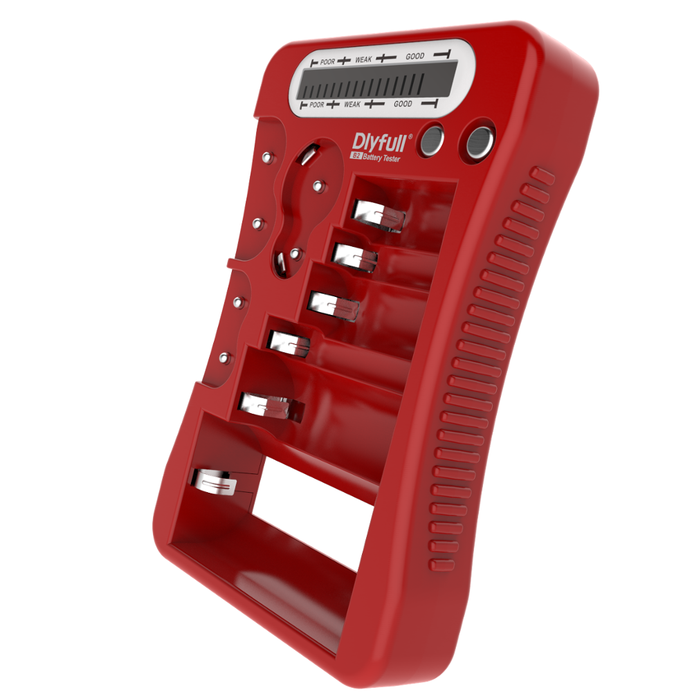 DLYFULL B2 UNIVERSAL BATTERY TESTER FOR 1.5V 3V 6V 9V RECHARGEABLE BATTERIES