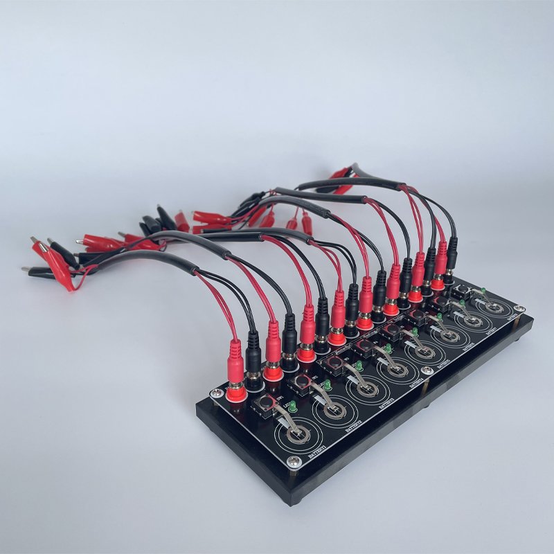 Battery Testers 8 Channels Testing Board With Optional Connector For Coin Cell Testing