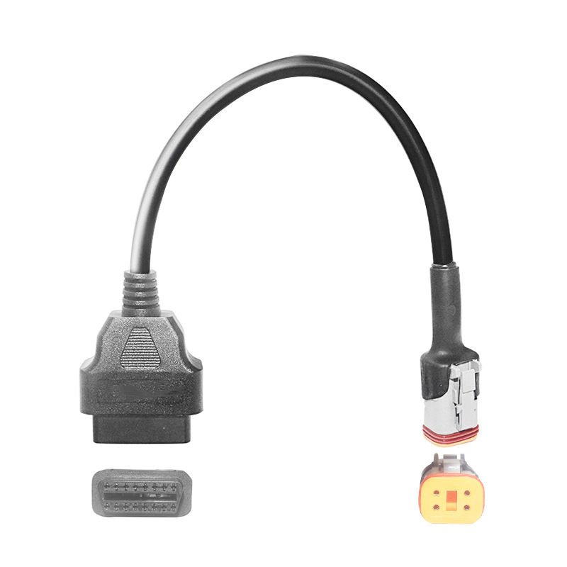 OBD2 Cable for Motorcycle 4PIN To 16PIN OBD2 Adapter Cable Compatible for Harley Motorcycle