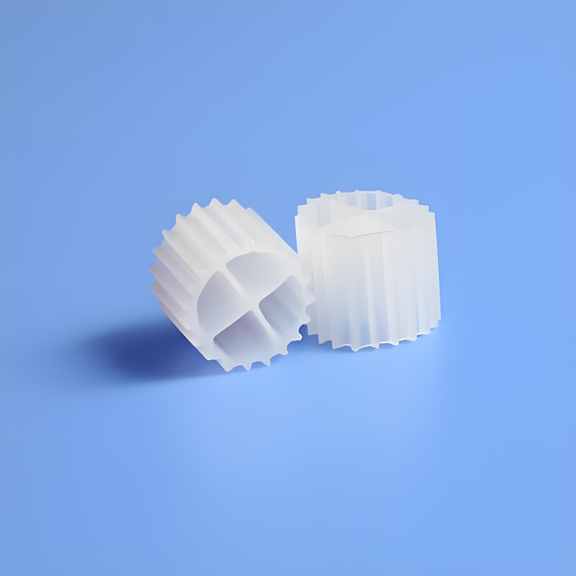 High Quality Floating Bio Filter Media Pe Plastic Bags 100% Hdpe 0.98g/cm3 0.1& 1m3/bag White