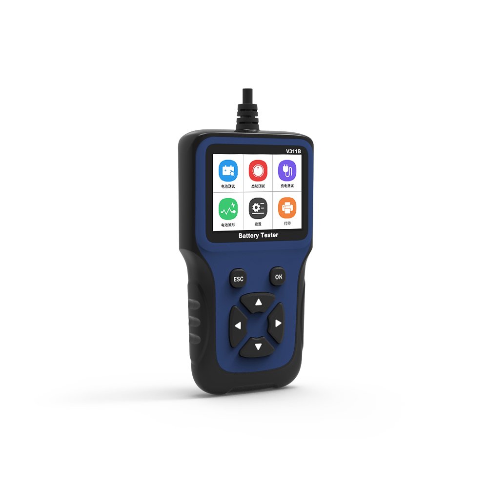 100-2000 CCA V311B 12V Car Battery Tester Load Tester Digital Battery Analyzer Automotive Alternator Tester Cranking Charging