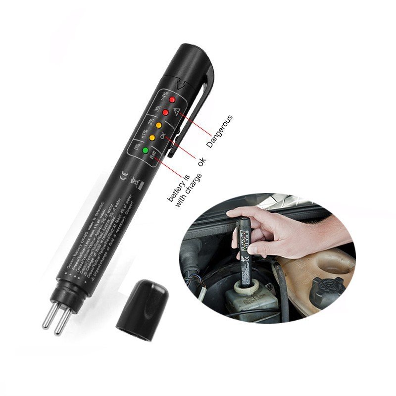 Accurate brake fluid tester with digital oil test pen for oil quality testing of cars motorcycle Universal Oil Quality Checck