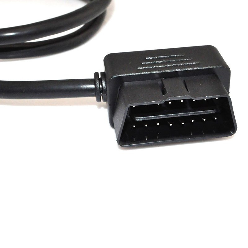 3ft 100cm car OBD 2 Right Angle 16 Pin Auto Car Male to Female Extension Cable Diagnostic Extender Cord Car obd Adapter