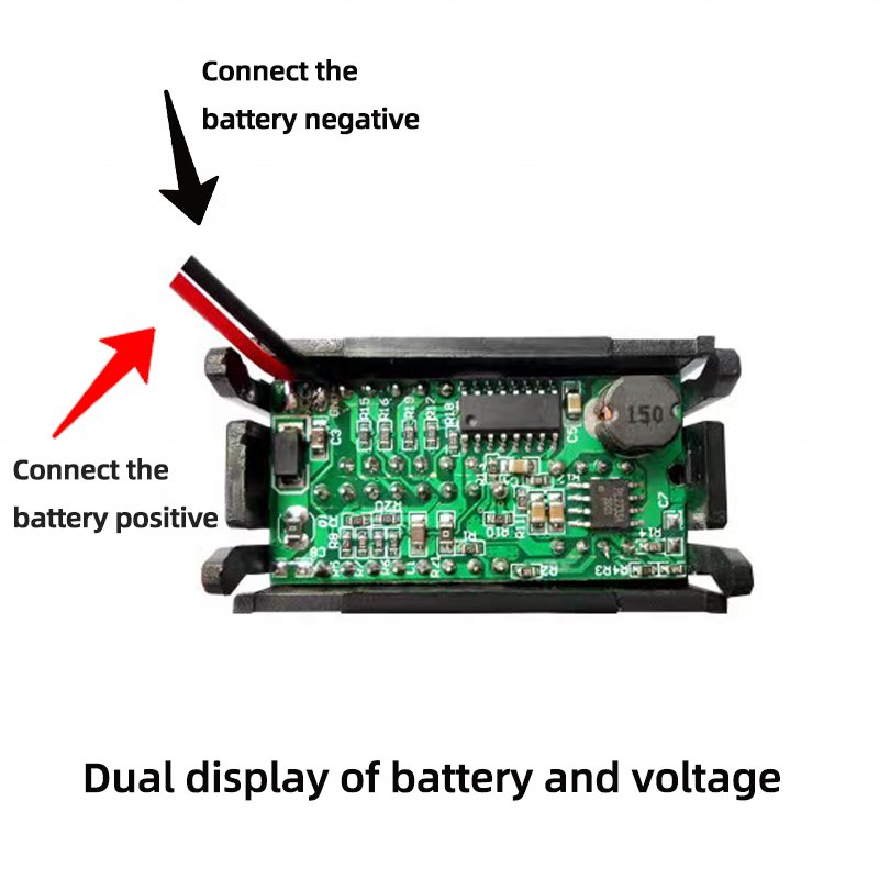 Digital Voltmeter 5V 2.4A USB Voltage Capacity Tester 12V - 24V Li-ion Lead Acid Battery Meter 3S-7S Battery Capacity Indicator