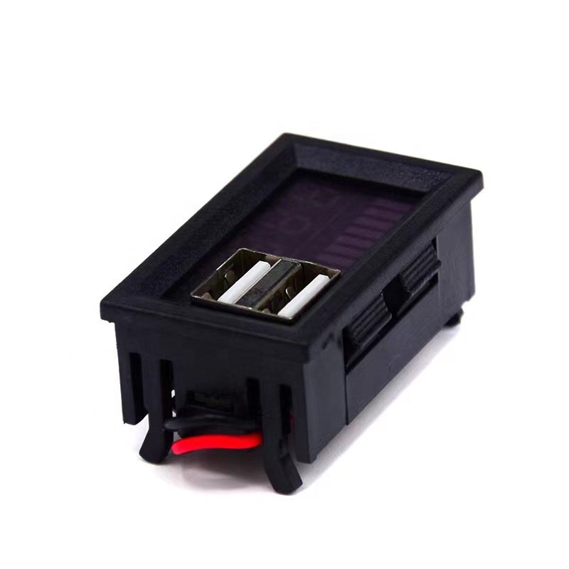 Digital Voltmeter 5V 2.4A USB Voltage Capacity Tester 12V - 24V Li-ion Lead Acid Battery Meter 3S-7S Battery Capacity Indicator
