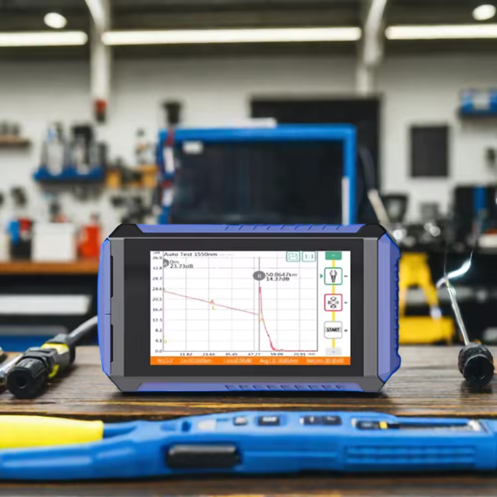 NK4200 Optical Time Domain Reflectometer OTDR 1310/1550nm Optical Cable Fault Finder Breakpoint Length Tester for FTTH Networks