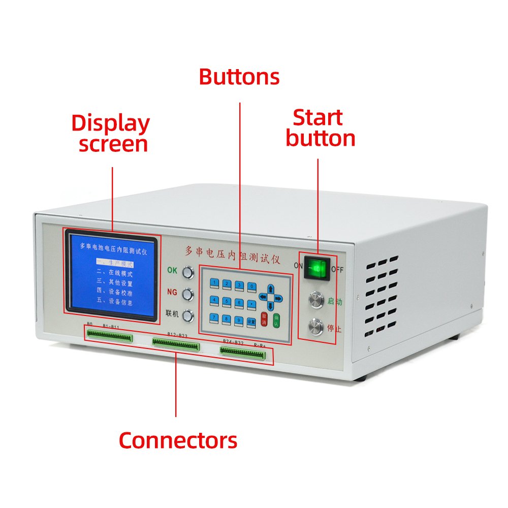 Factory Sale High Precision Battery Tester Battery Internal Resistance Testers Multi-string Voltage Test