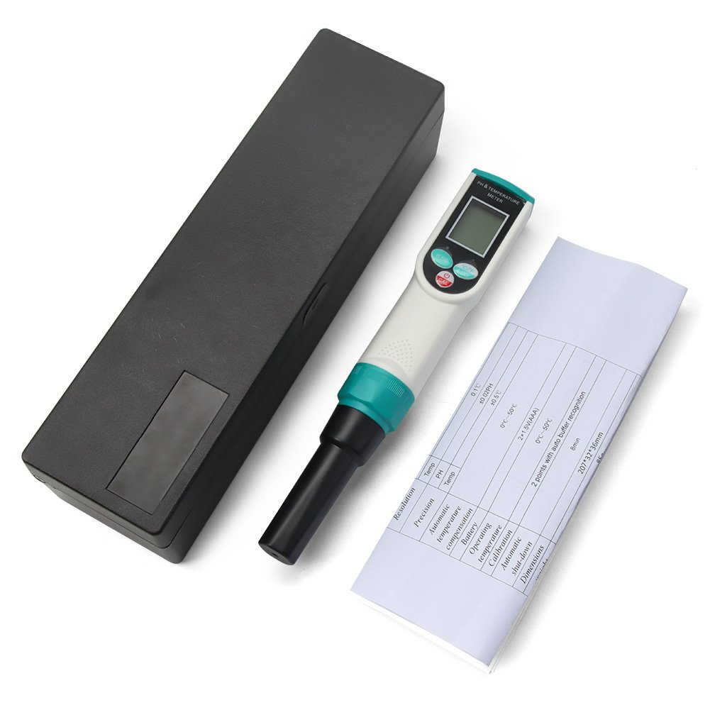 PH-2023 Newest arrival large screen Soil Ph Tester 0.00~14.00ph soil temperature Soil Meter