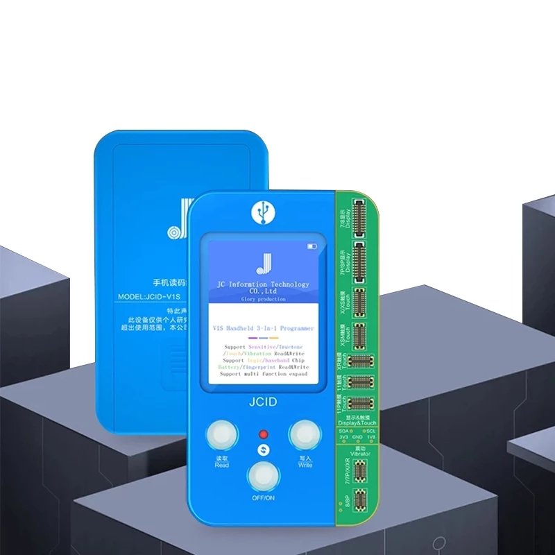 JC V1SE 8-In-1 Programmer Mobile Phone Code Reading with True tone Fingerprint Battery Board for iPhone 14 X XR 12 11 Pro Max 13