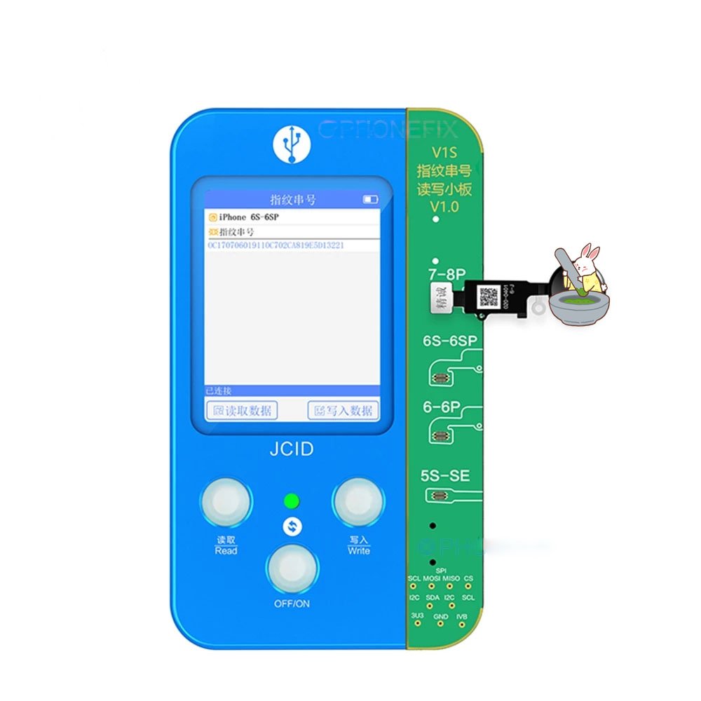 JC V1SE 8-In-1 Programmer Mobile Phone Code Reading with True tone Fingerprint Battery Board for iPhone 14 X XR 12 11 Pro Max 13