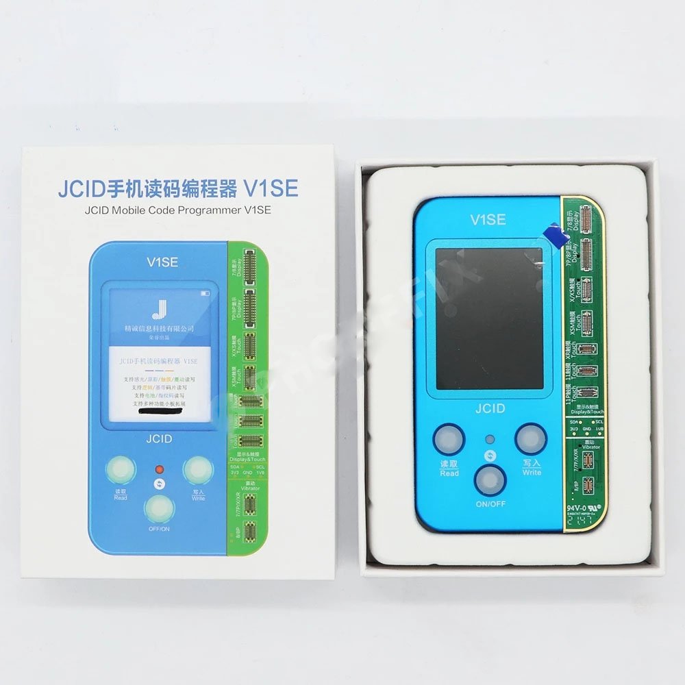 JC V1SE 8-In-1 Programmer Mobile Phone Code Reading with True tone Fingerprint Battery Board for iPhone 14 X XR 12 11 Pro Max 13