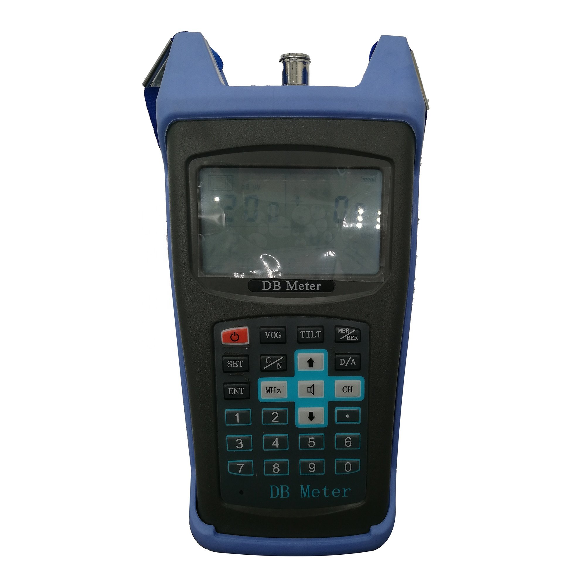 47~870MHz MS9802Q Digital TV Field Strength Meter CATV Digital QAM Signal Level dB Meter with MER and BER