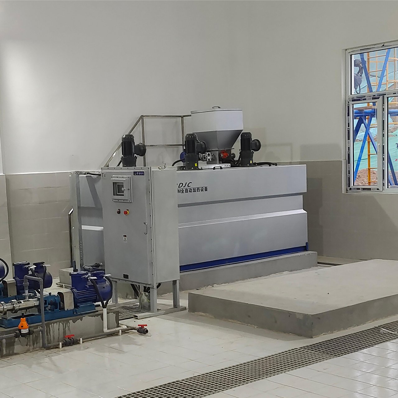 Automatic polymer Chlorine PAM PAC dosing system Wastewater Treatment Machine for Water Flocculation