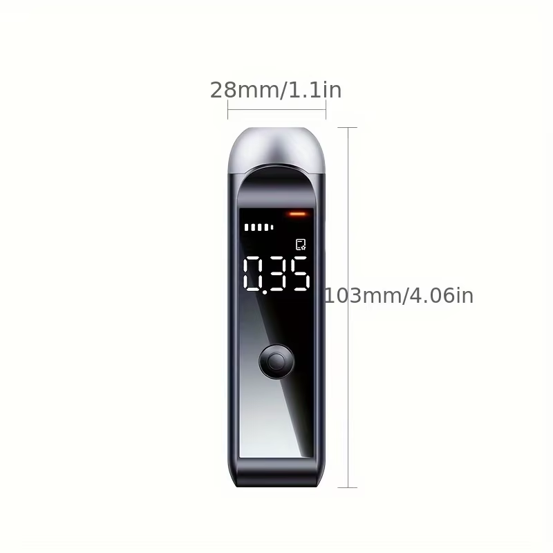Digital alcoholmeter Alcohol Breath Tester High Capacity Test Alcohol Car Breathalyzer Alcohole Detector for Personal Use/Gift