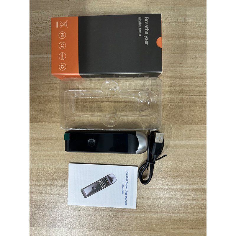 Digital alcoholmeter Alcohol Breath Tester High Capacity Test Alcohol Car Breathalyzer Alcohole Detector for Personal Use/Gift