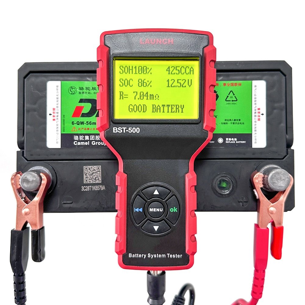 LAUNCH BST-500 Battery Tester Lead-acid CCA Automotive Battery Capacity Tester Charging System Starting System Inspection