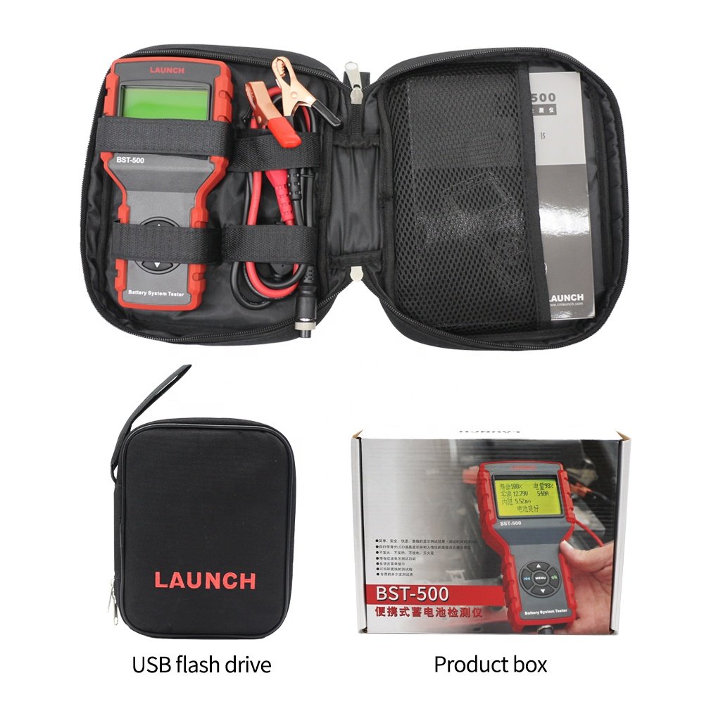 LAUNCH BST-500 Battery Tester Lead-acid CCA Automotive Battery Capacity Tester Charging System Starting System Inspection