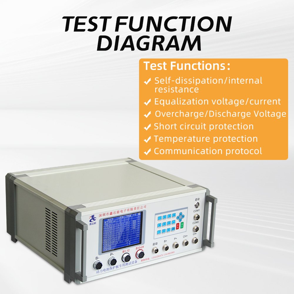 1-20 Series Lithium Battery Pack Cylindrical Protection Board Plate PCB Testers With Computer