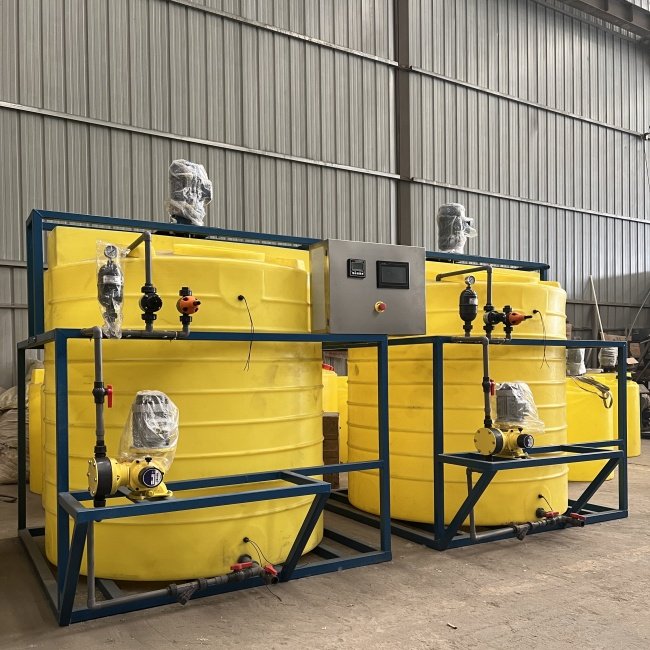 Auto High Capacity Meter Pump Dosing Machine High Quality Wastewater treatment PAC PAM NaOH Automatic Dosing Equipment Machine