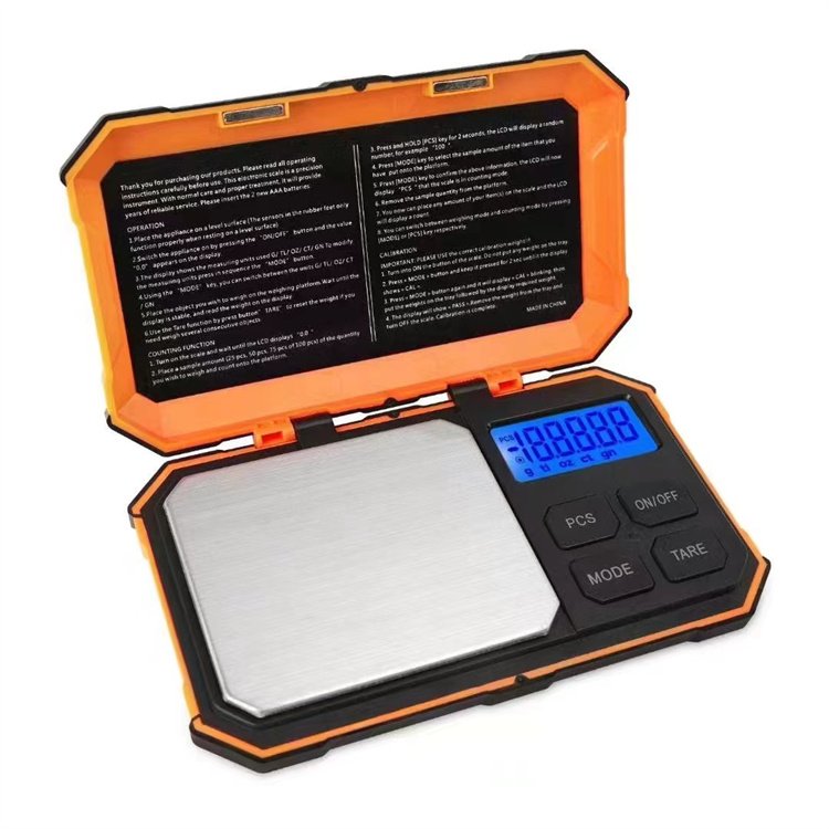 Veidt Weighing 500g 0.01g Fashion Digital LCD Display China High Quality Pocket Weighing Kitchen Scale