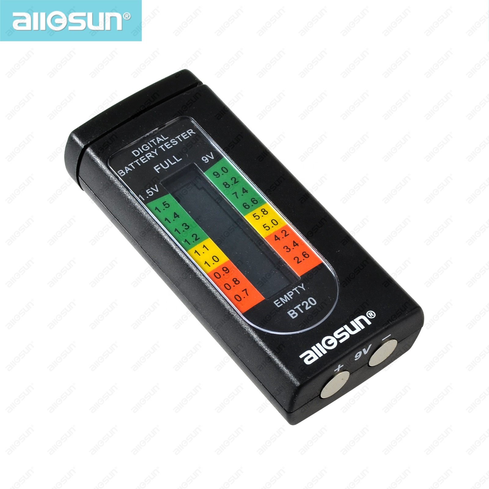 All-sun BT20 Hot Sale Household Digital Battery Tester 1.5V 9V AAA AA C D Battery Capacity Tool in Pocket Size