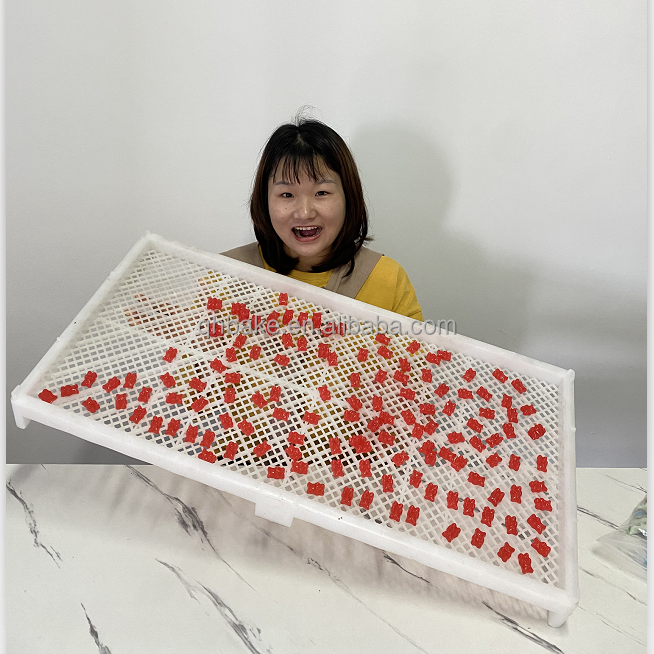 Plastic Shallow Basket gummy candy starch gummy bear trays plastic drying tray dryer for candy tray