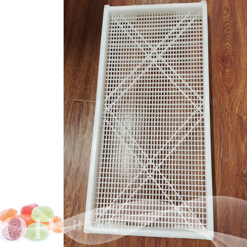 Plastic Shallow Basket gummy candy starch gummy bear trays plastic drying tray dryer for candy tray