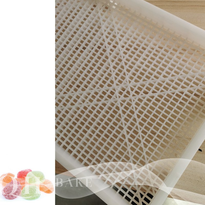 Plastic Shallow Basket gummy candy starch gummy bear trays plastic drying tray dryer for candy tray