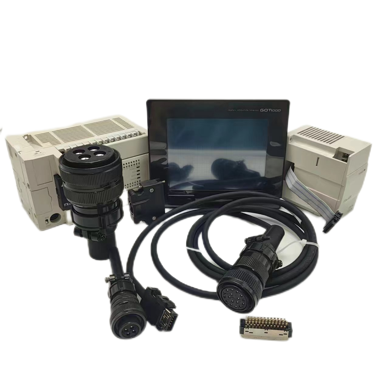 Dedicated Controllers PLC PAC Product Line GT2712-STBA/GT15-QBUS/MR-JHSCBL/MR-J4-350B-RJ020/MR-J4-60B-RJ020/MR-JCCBL20M-H