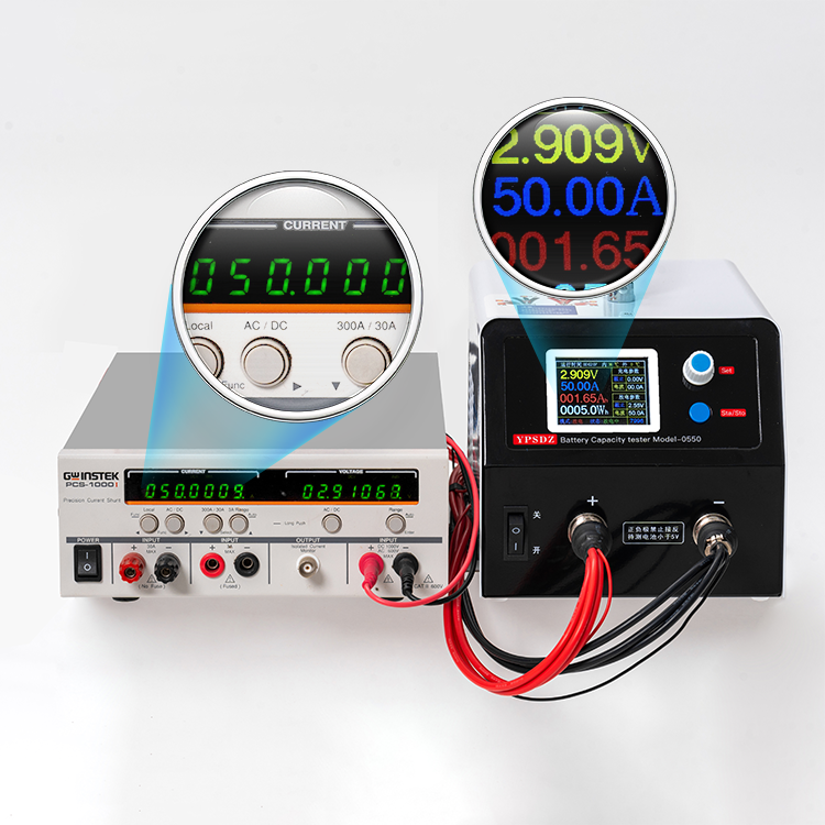 YPSDZ-0550 tester High-current Lithium Battery Capacity Tester 5V 50A Charge 50A Discharge lifepo4 cell battery tester